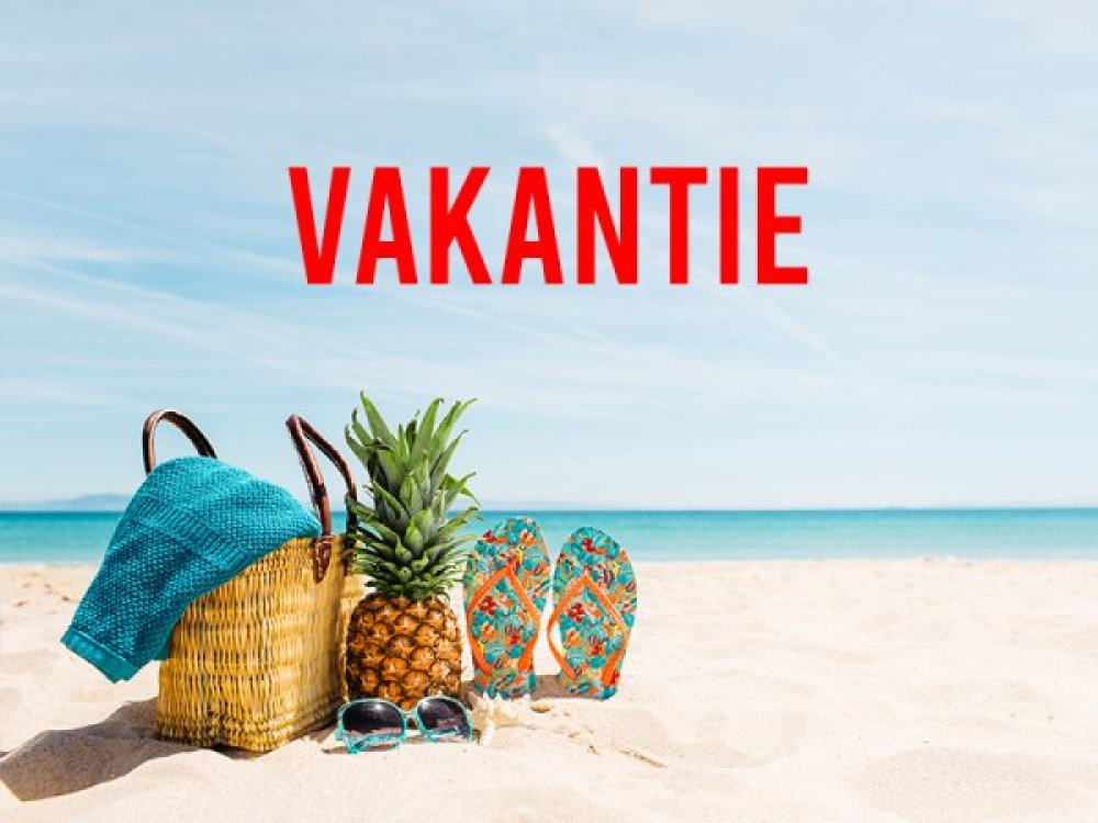 Wij gaan op vakantie! 